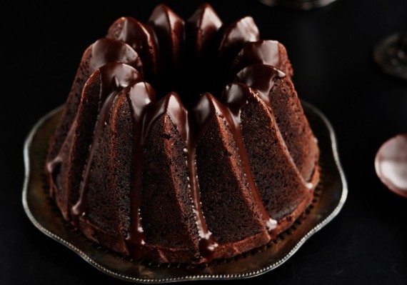 Chocolate Expresso Bundt Cake Glazed