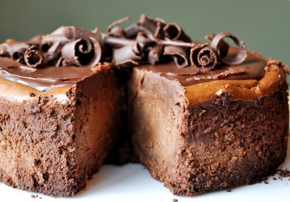 Decadent Baked Chocolate Cheesecake