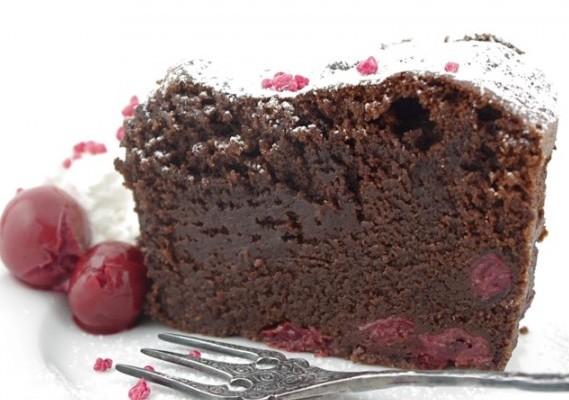 cherry chocolate cake