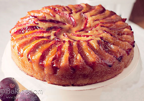 Upside-Down Plum Cake Upside-Down Plum Cake