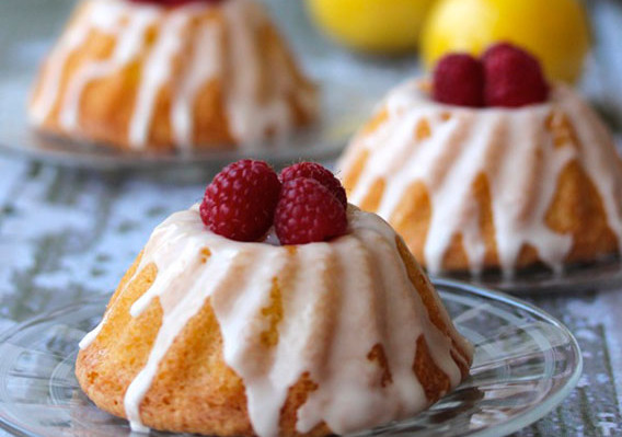 Mini Lemon Bundt Cakes