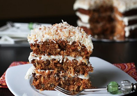 Carrot Cake with Cranberries