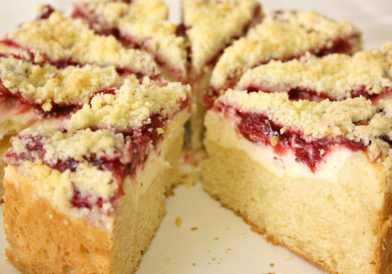 Strawberry Cream Cheese Coffee Cake