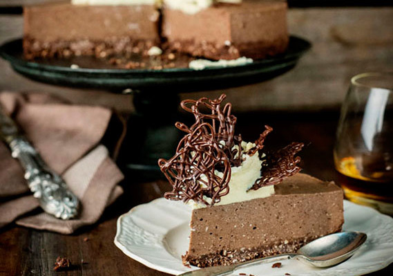 No Bake Chocolate Cheesecake