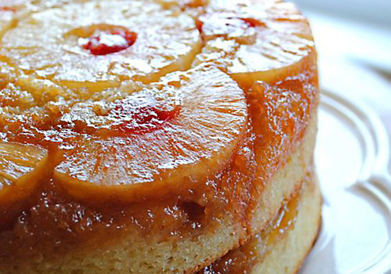 Pineapple upside-down cake recipe