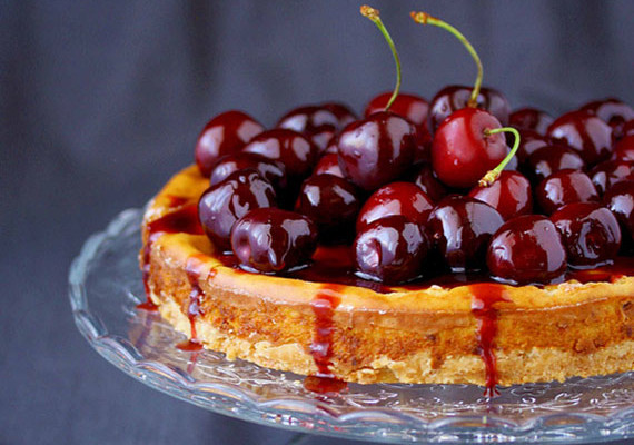 Balsamic Cherry Cheesecake Recipe Balsamic Cherry Cheesecake Recipe