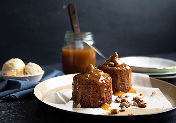 Sticky Date Cake with Butterscotch Sauce