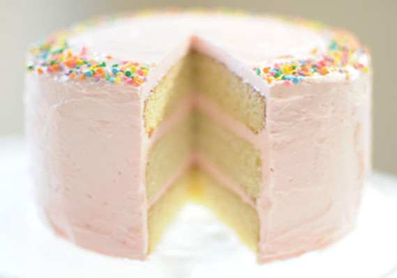 Pink Birthday Cake