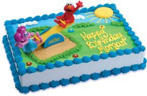 Elmo Playground Cake Decoration