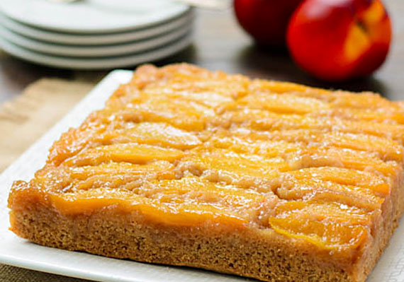 Nectarine-Upside-Down-Cake Nectarine-Upside-Down-Cake