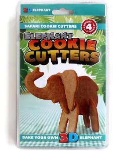 3D cookie cutters Elephant