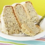 Best Banana Cake with Peanut Butter Frosting