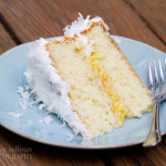 Coconut Layer Cake with Pineapple Curd