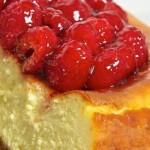 Baked Raspberry Cheesecake