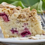 Rhubarb Coffee Cake with Almond Crumble Topping