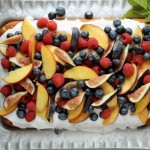 Easy Vanilla Cake with Summer Fruit