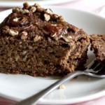 Dark Chocolate Date Cake with Pecans (Gluten Free)