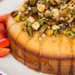 Sweet Honey and Pistachio Cake