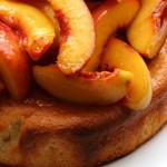 French Yoghurt Cake with Peaches
