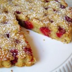 Rustic Raspberry Pistachio Cake