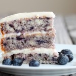 Blueberry Cake with Light Lemon Icing