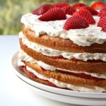 Strawberry and Cream Cake