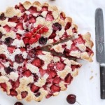 Cherry, Strawberry and Red Currant Cake