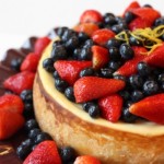 NY Cheesecake Recipe with Glazed Fresh Berries