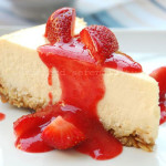 Baked White Chocolate Cheesecake