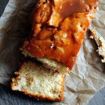 Apple Cider Cake with Caramel Glaze