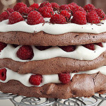 Chocolate Pavlova Recipe - Chocolate Raspberry Pavlova