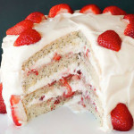 Strawberry Poppy Seed Cake