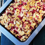 Rhubarb Crumble Cake