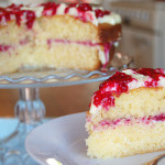 White Chocolate and Raspberry Cake