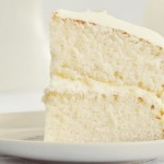 Fluffy Vanilla Cake with Whipped Vanilla Bean Frosting